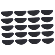 25 Pairs Eyeglass Nose Pads SelfAdhesive Silicone AntiSlip Cushion for Glasses and Sunglasses Black