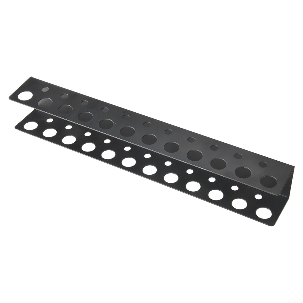 Screwdriver Organizer And Tool Rack, Wall Mounted Steel Holder For Garage Workshop Storage, 23 Holes 9169991825915