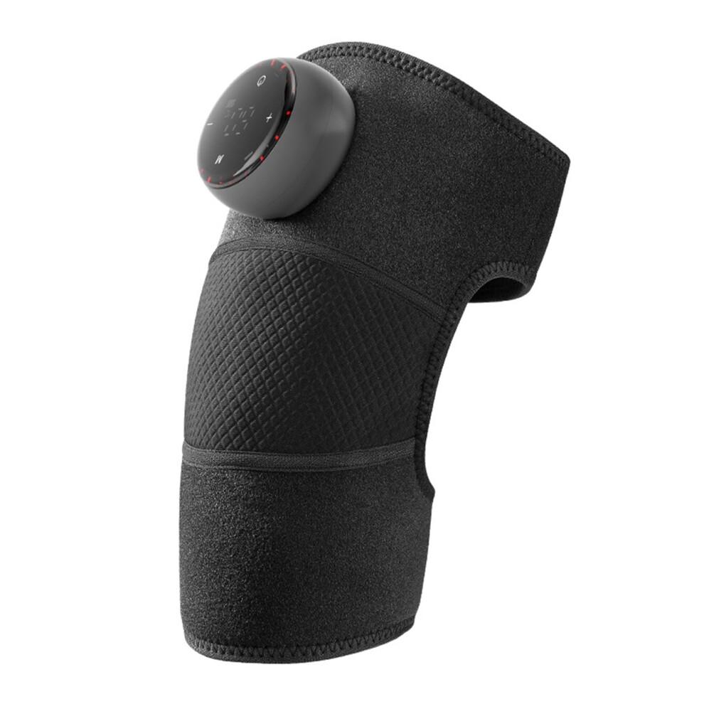Knee Heat Massager with 3 Vibration Modes, 5Level Instant Heating and Far Infrared Therapy for Pain Relief