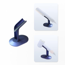 Hair Dryer Stand and Straightener Holder Aluminum Desktop Organizer for Dyson HT01 HD08 HD15 HD16 Blue