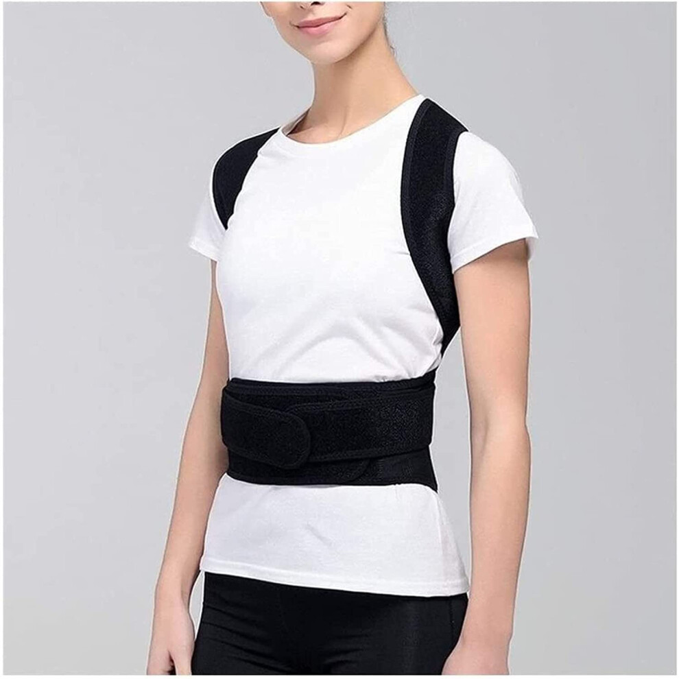 Posture Corrector Back Brace for Humpback and Scoliosis with Adjustable Lumbar Support Small