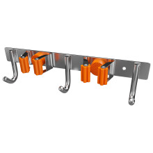 Heavy Duty Orange Grip Bag Clip Set for Kitchen and Office, Reliable Clamp Hold, Multi‑Purpose Use
