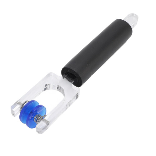 Foil Crimper Tool with Adjustable Dual Spring Rollers, Ergonomic AntiSlip Burnisher for Stained Glass