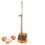 Long Handle Broom and Dustpan Set with Cleaning Teeth for Upright Home and Kitchen Use 1