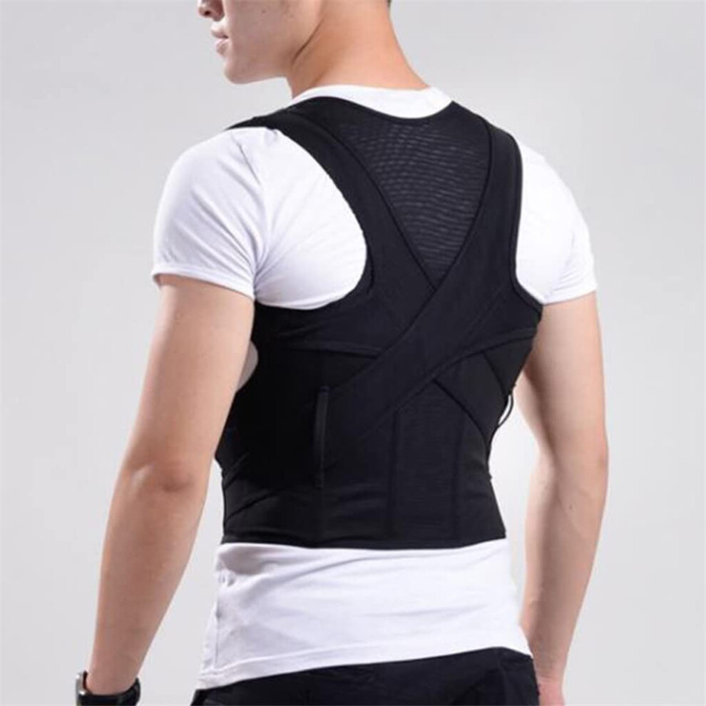 Adjustable Back Posture Corrector for Men and Women, Invisible Clavicle Support Brace XXXL