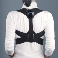 Smart Posture Corrector with Vibrating Sensor, Adjustable Invisible Back Straightener for Adults, Size S, Color D