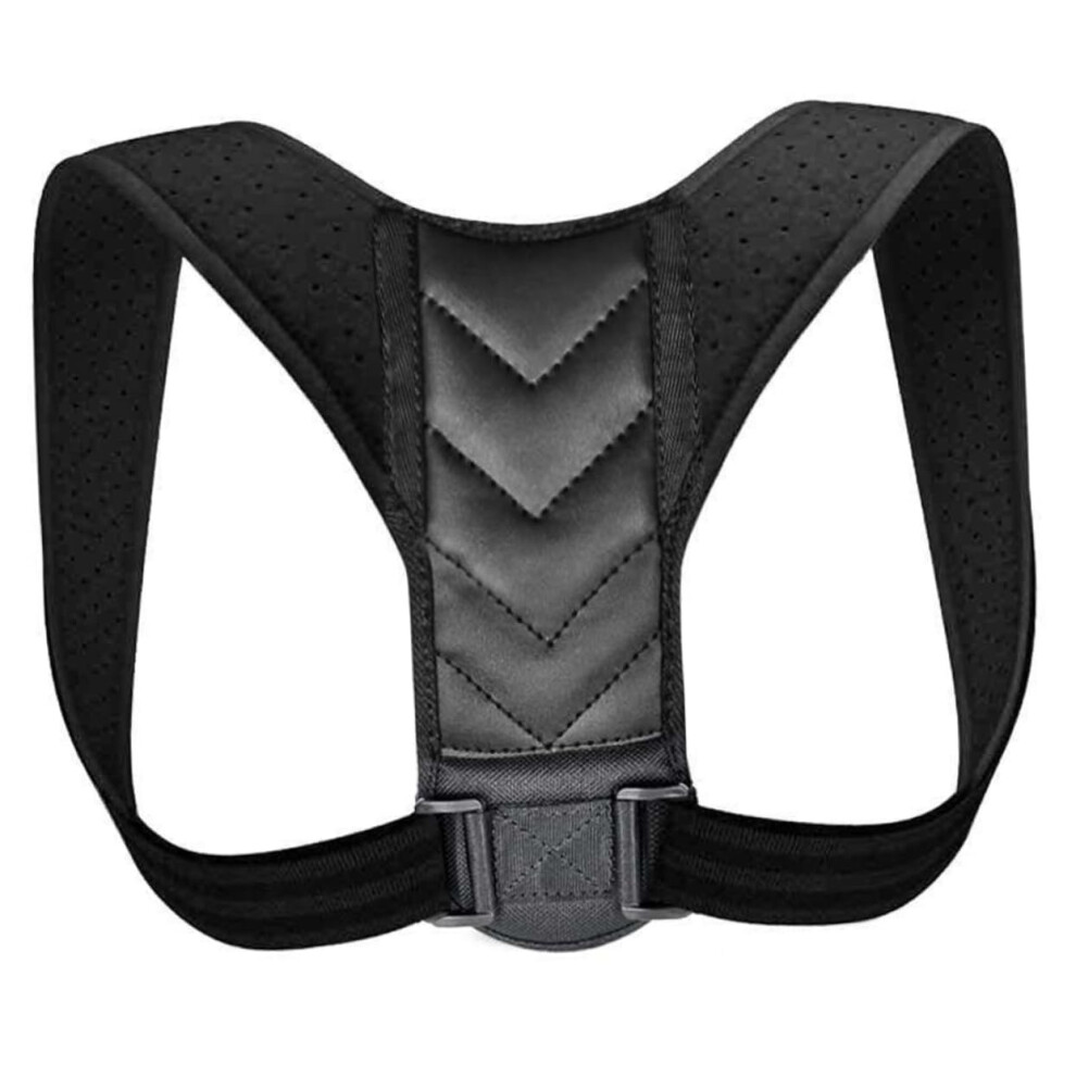 Adjustable Posture Corrector with Breathable Back Support Harness for Comfortable Sitting
