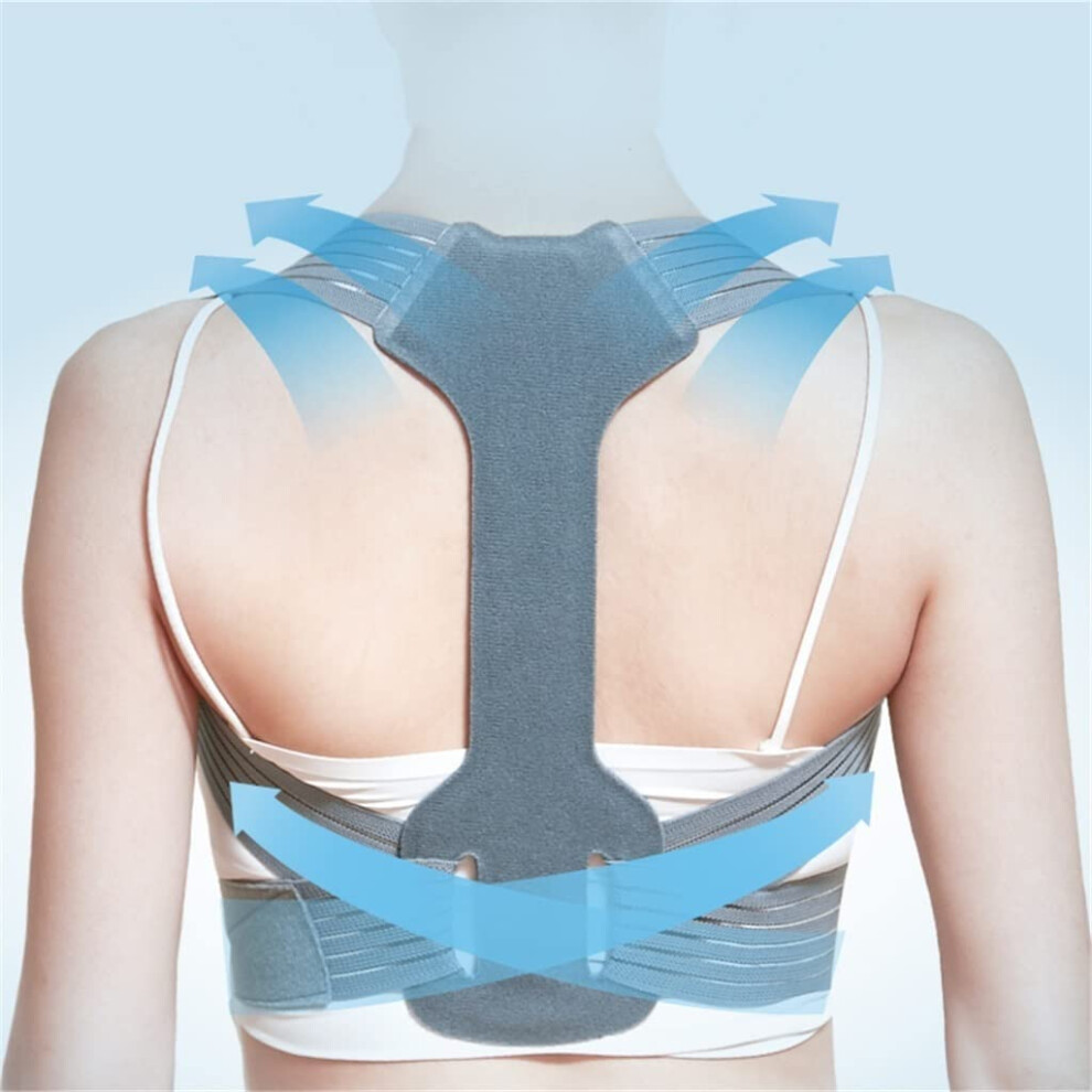 Adjustable Back Posture Corrector Brace XL for Spine Clavicle and Lumbar Alignment Support