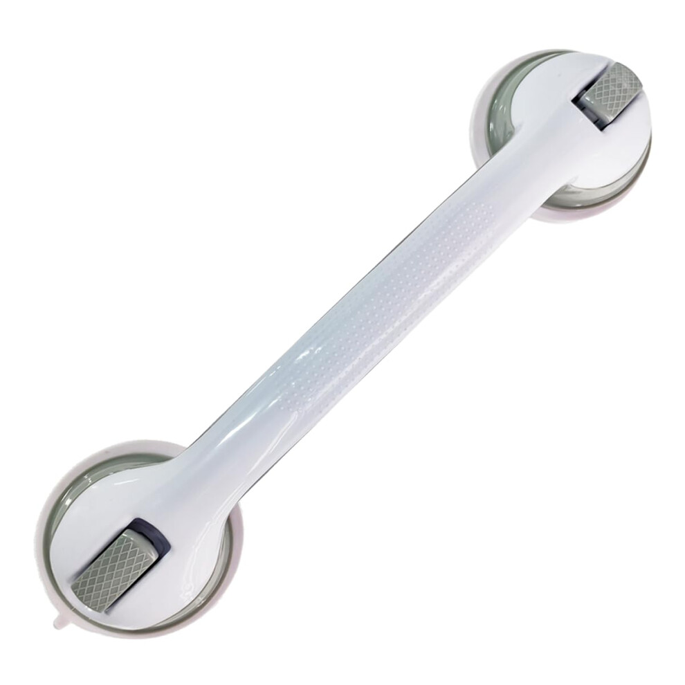 16.5' Shower Grab Bar for Seniors, NoDrill Bathroom Safety Handle with Suction Grip, Waterproof