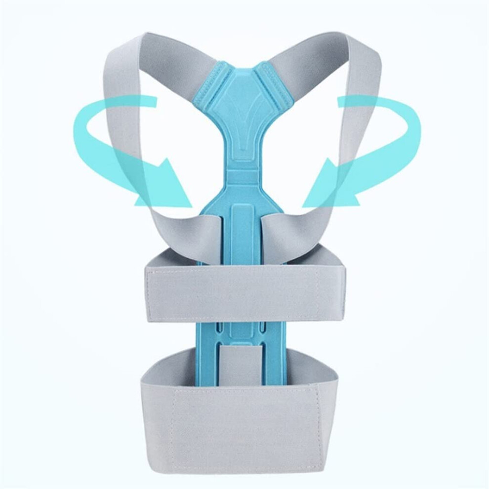 Adjustable Posture Corrector Back Brace with Memory Support Core and 40cm Rigid Keel for Men Women