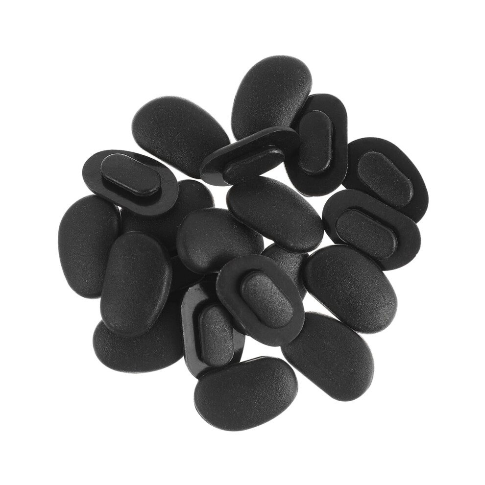 20pcs Silicone Nose Pads for Glasses NonSlip Comfortable Replacement for Eyeglasses and Sunglasses