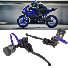Aluminium 22mm Motorradkupplungs- und Bremshebel Paar für