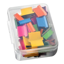 50Pcs Colorful Metal Handheld Clamp Pusher Refill Clips for Fixing Test Papers