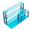 Aluminium Alloy Tool Organizer Screwdriver Holder Rack with Rust Storage for Workbench Blue 1
