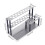 Aluminium Alloy Tool Organizer Screwdriver Holder Rack with Rust Storage for Workbench Blue 4