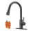 Matte Black Pull Down Kitchen Faucet with Sprayer and BuiltIn Water Filter, 3 Spray Modes 1