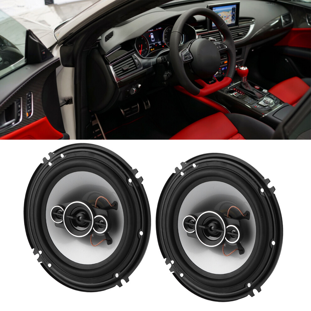 6.5In Full Frequency Car Speakers 4 Ohm 7806371584414