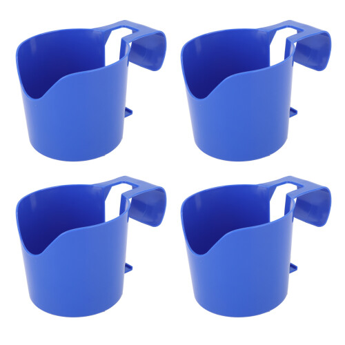 4pcs Poolside Cup Holder Plastic Spill-Proof Drink Holders for Above Ground Pools 1