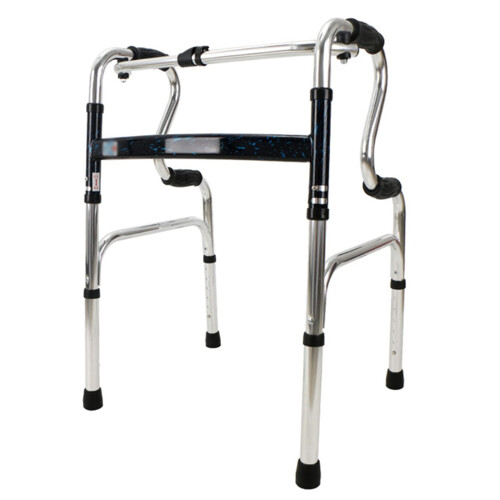 Walker for Seniors Adjustable Folding Lightweight Aluminum Frame with Padded Armrest Support