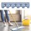 Wall Mounted Broom and Mop Holder, Space Saving Plastic Organizer Rack for Bathroom 3