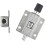 Stainless Steel Door Latch Automatic Spring Bolt Lock for Sliding Doors Enhanced Security with Screws 5