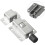 Stainless Steel Door Latch Automatic Spring Bolt Lock for Sliding Doors Enhanced Security with Screws 3