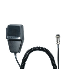 CB Radio Microphone 4 Pin Compatible with Cobra and Uniden, Clear Audio and Durable Coil Cord
