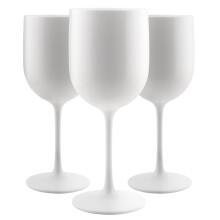 Plastic Wine Glasses 16oz Set of 6 – Shatterproof, Unbreakable, Reusable, Dishwasher Safe for Parties