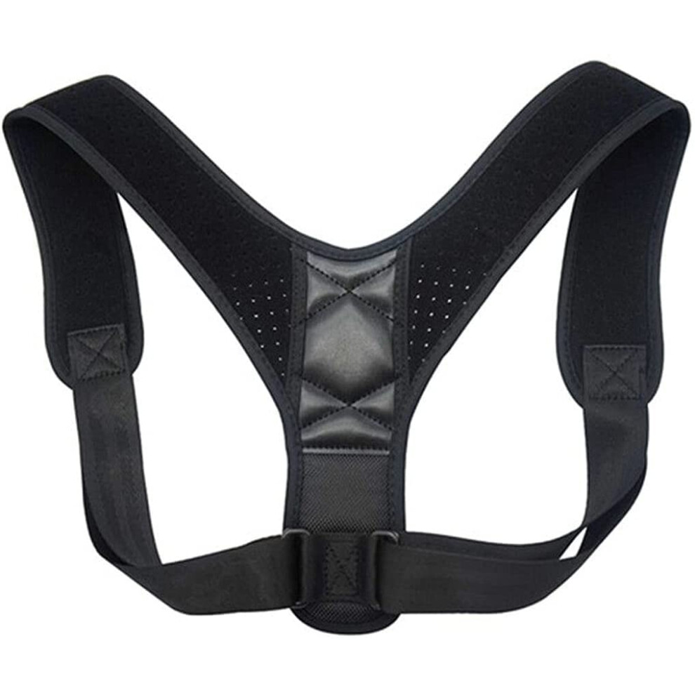 Adjustable Back Posture Corrector and Support Brace for Clavicle Spine Shoulder Lumbar Alignment