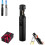 Butane Torch Lighter Windproof Jet Flame Refillable with Adjustable Height and Bottle Opener Black 1