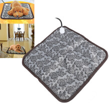 Almohadilla calefactable para mascotas 45x45 cm, 20 W, 3 temperaturas, enchufe UE 220 V