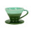 Pour Over Coffee Dripper 4 Cup Ceramic Maker with Consistent SingleHole Extraction Green 1