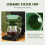 Pour Over Coffee Dripper 4 Cup Ceramic Maker with Consistent SingleHole Extraction Green 4