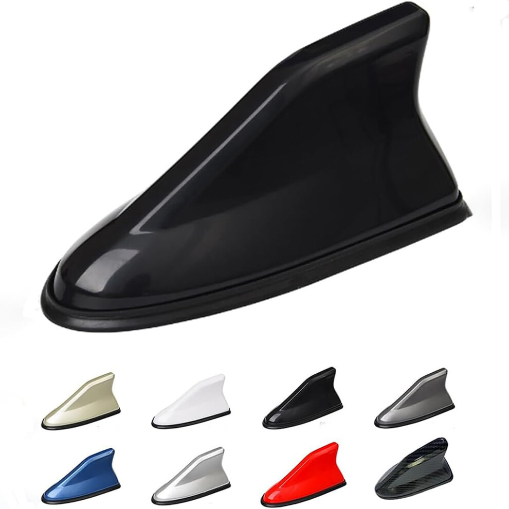 Shark Fin Antenna Cover For Ford Edge 2016Â2024, Abs Roof Trim With Sporty Exterior Upgrade Black 9092120215588