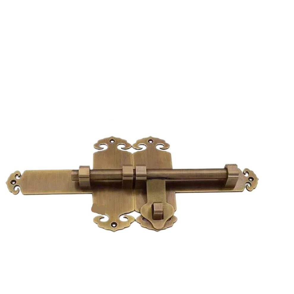 Antique Brass Door Latch Sliding Bolt Lock For Garden Gate Secure Easy Install Bronze Finish 9455672178051