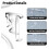 Blind Valance Clips 12 Pack Clear Durable Plastic NoDrill for 2 Inch Horizontal Window Blinds 2