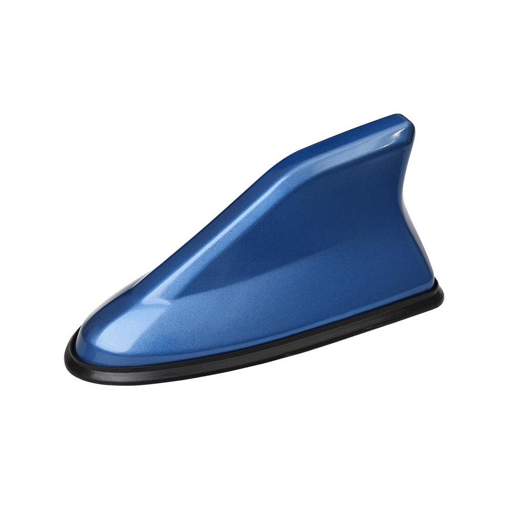 Universal Shark Fin Car Antenna With Am/Fm Reception, Waterproof Gloss Roof Aerial For Suv Truck Blue 9455672178075
