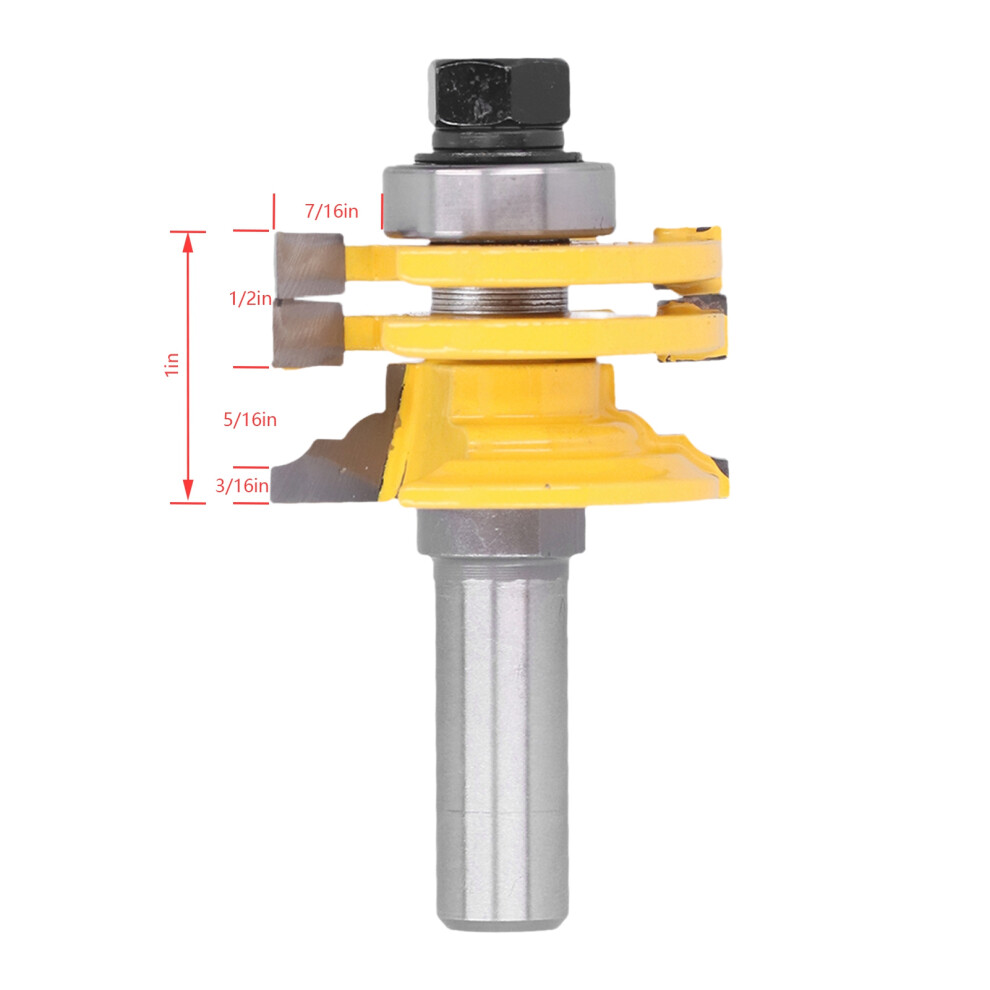 1/2in Shank Woodworking Cutter Bit