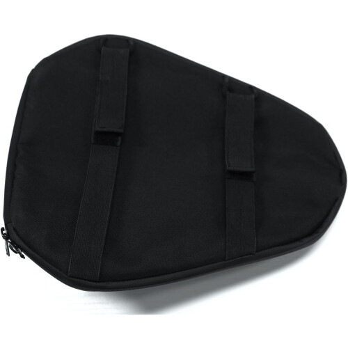 Waterproof Hard Shell Motorcycle Tail Bag with Saddle Bag Versatile Rear Seat Storage Black 1