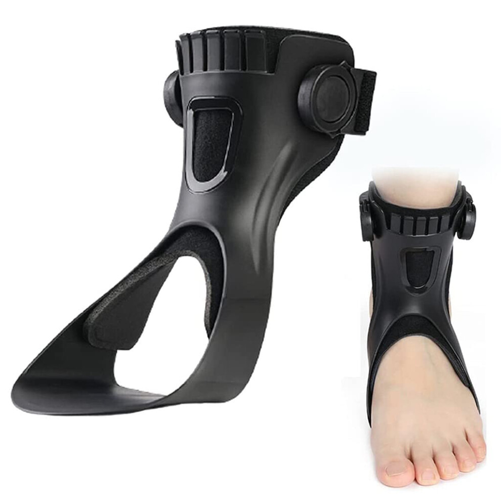 Drop Foot Brace Adjustable Ankle Foot Orthosis for Improved Walking Gait Plantar Fasciitis Achilles Tendonitis Left