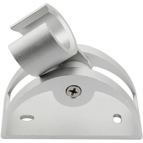 Adjustable Aluminum Shower Head Holder with 90 Angle Control Wall Mount Bracket 3.5 Inch A Type 1