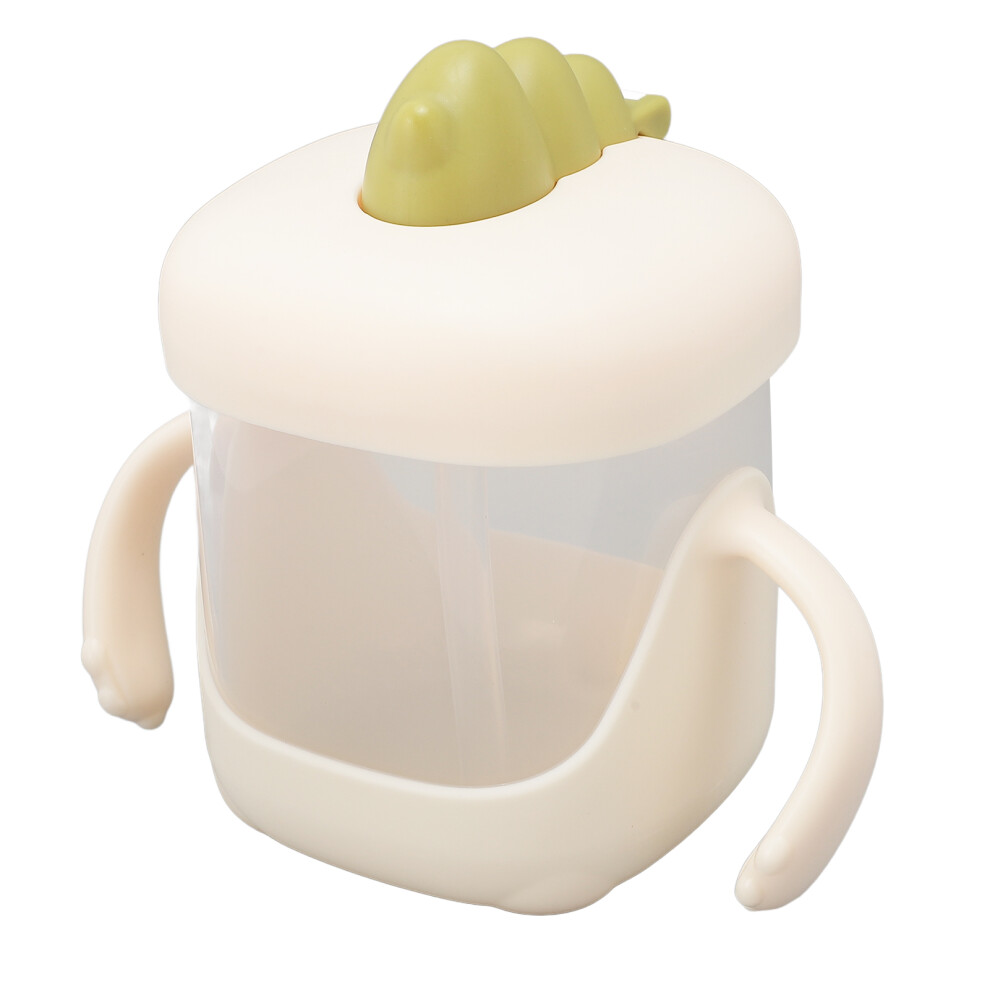 Baby Cup with Straw 300ml, 360 Clear Plastic Kids Drinking Cup
