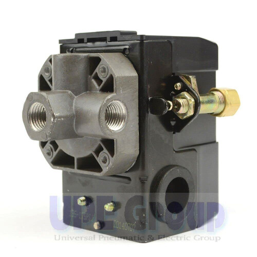 Air Compressor Pressure Switch 95125 PSI with Unloader Valve, 4 Port Automatic Pressure Control 1