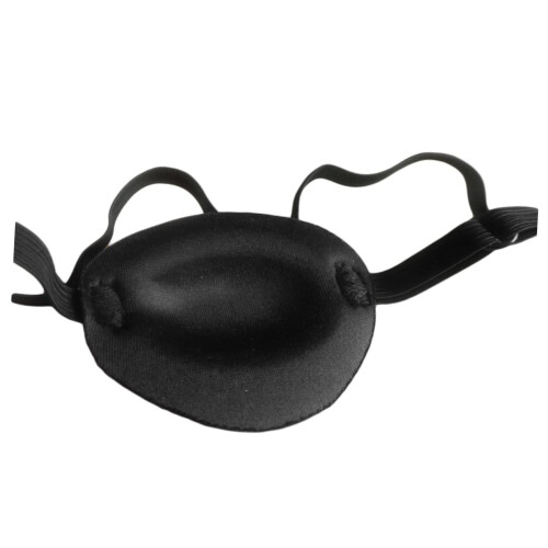 Eye Patch for Adults with Adjustable Elastic Band, Light Blocking Opaque Cover for Amblyopia Therapy 2