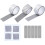 Window Screen  Tape Self Adhesive Mesh Patch for Quick Door and Fly Screen Hole Fix White Roll 4