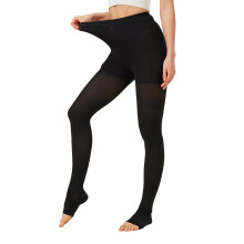 2030 mmHg Open Toe Compression Pantyhose Waist Graduated Medical Stockings for Varicose Veins