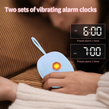 Silent Vibration Alarm Clock for Deep Sleepers