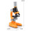 1200X Student Microscope with Adjustable LED Light, Precise Focus, Bright Orange for Home Classroom 2