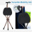 Folding Cane with Seat and LED Light, Adjustable Height Aluminum Walking Stick Stool for Elderly 2