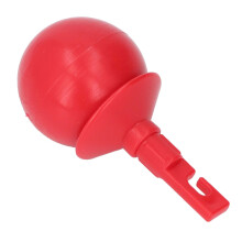 Blind Cane Tip with Safer Rolling Ball Hook Style, Red ABS Replacement for Smooth Gliding